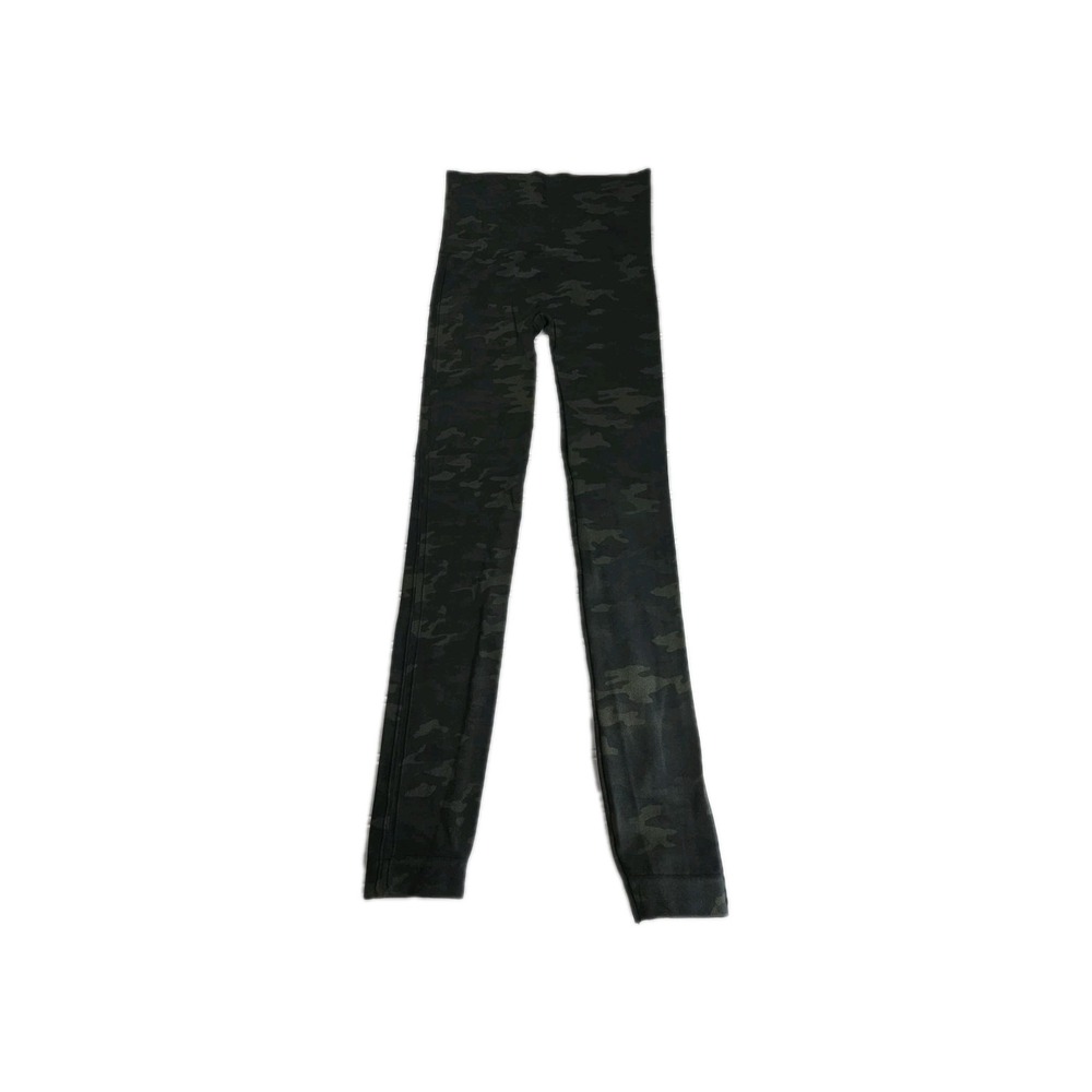 SPANX Look At Me Now Seamless Camo Leggings S/P‎ Green Camouflage High Waisted